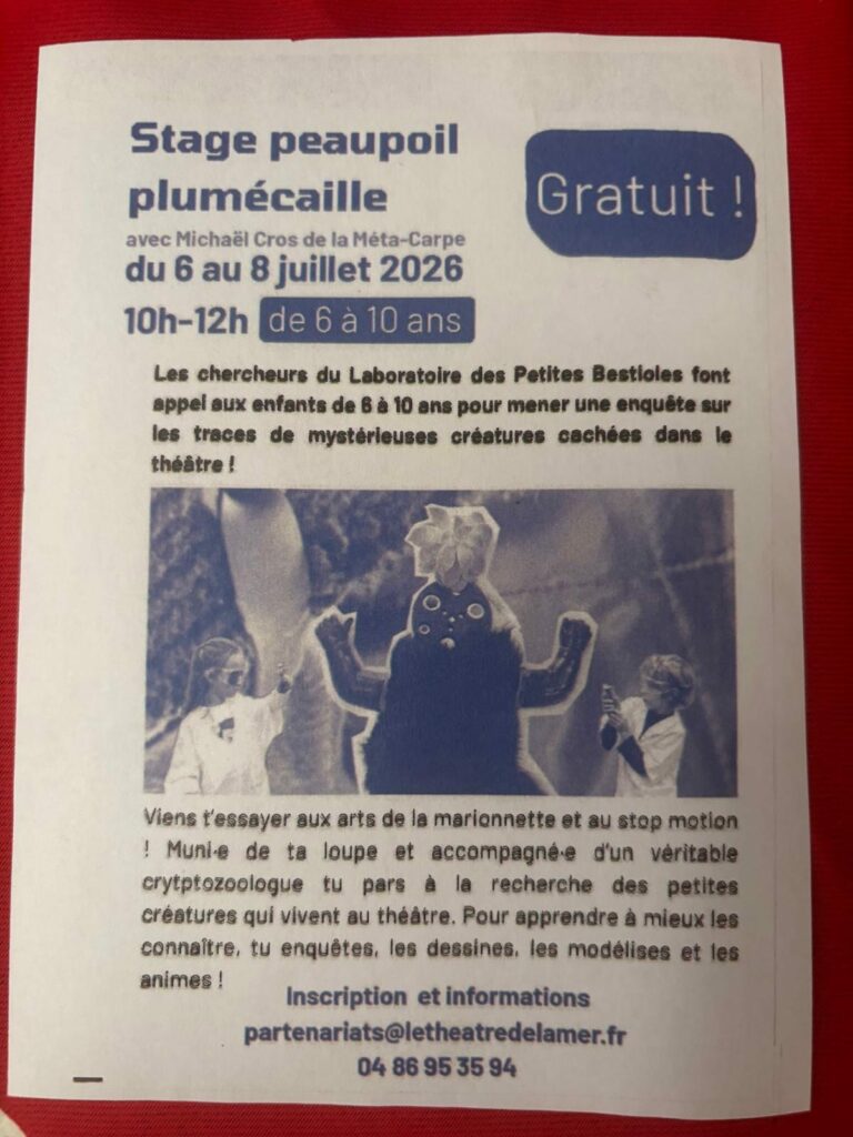 Stage Théâtre "Peaupoil plumécaille" WhatsApp Image 2026 06 03 At 12.23.553 768x1024